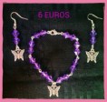 Conjunto Lila con Mariposas